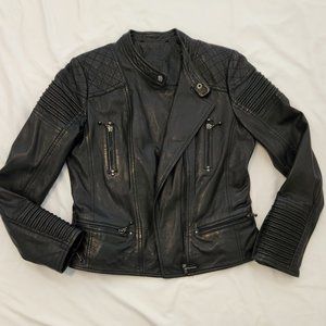 BRAND NEW! D73 Authentic Leather Motorcycle Jacket Women's Size Small